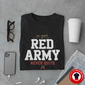 Red Army Never Quits Cricket T-Shirt
