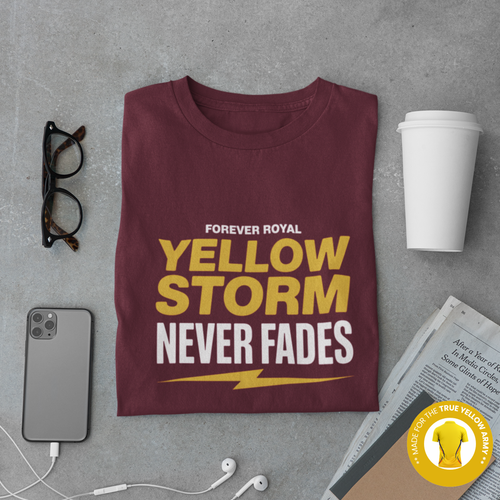 Forever Royal Yellow Cricket T-Shirt