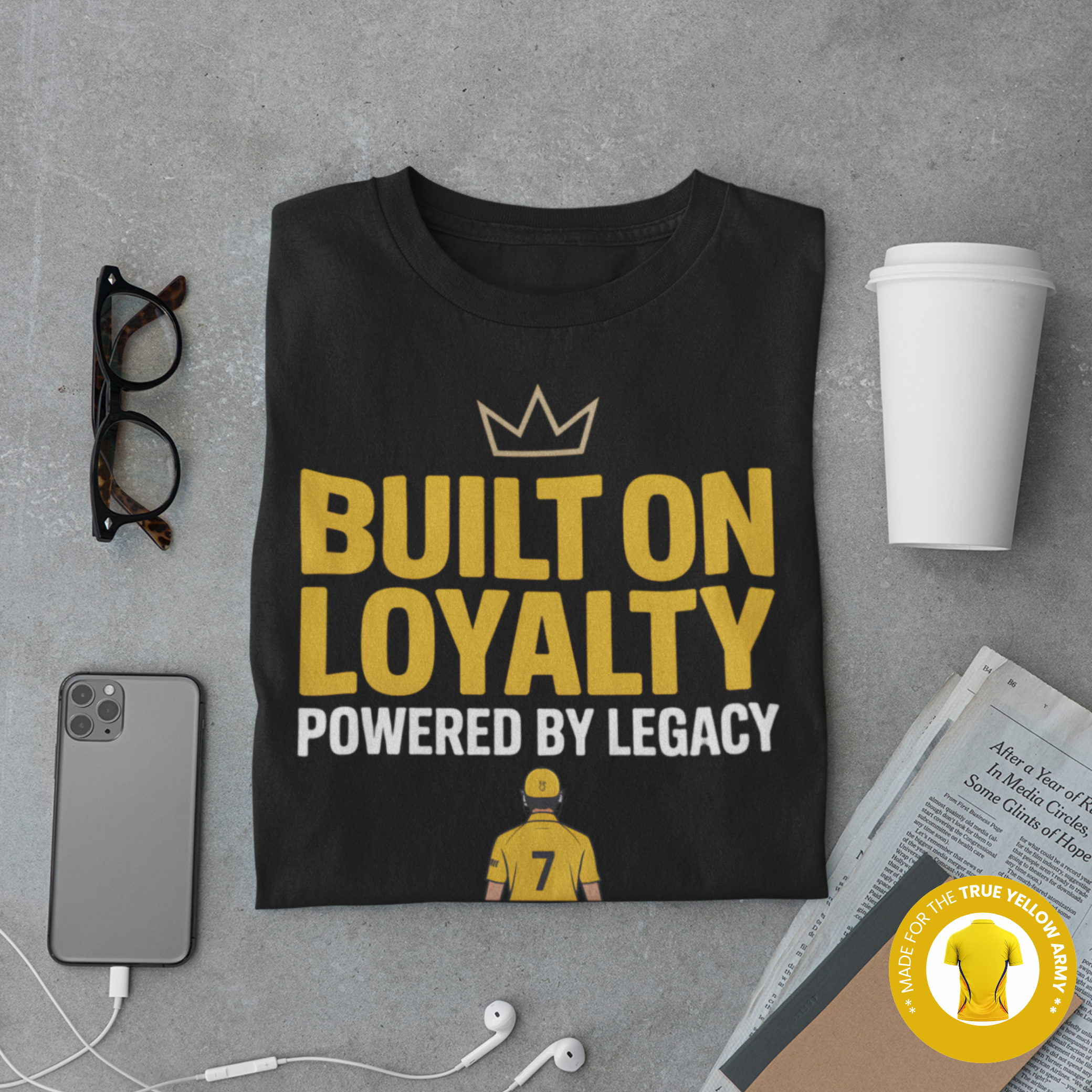 Built on Loyalty Cricket Fan T-Shirt