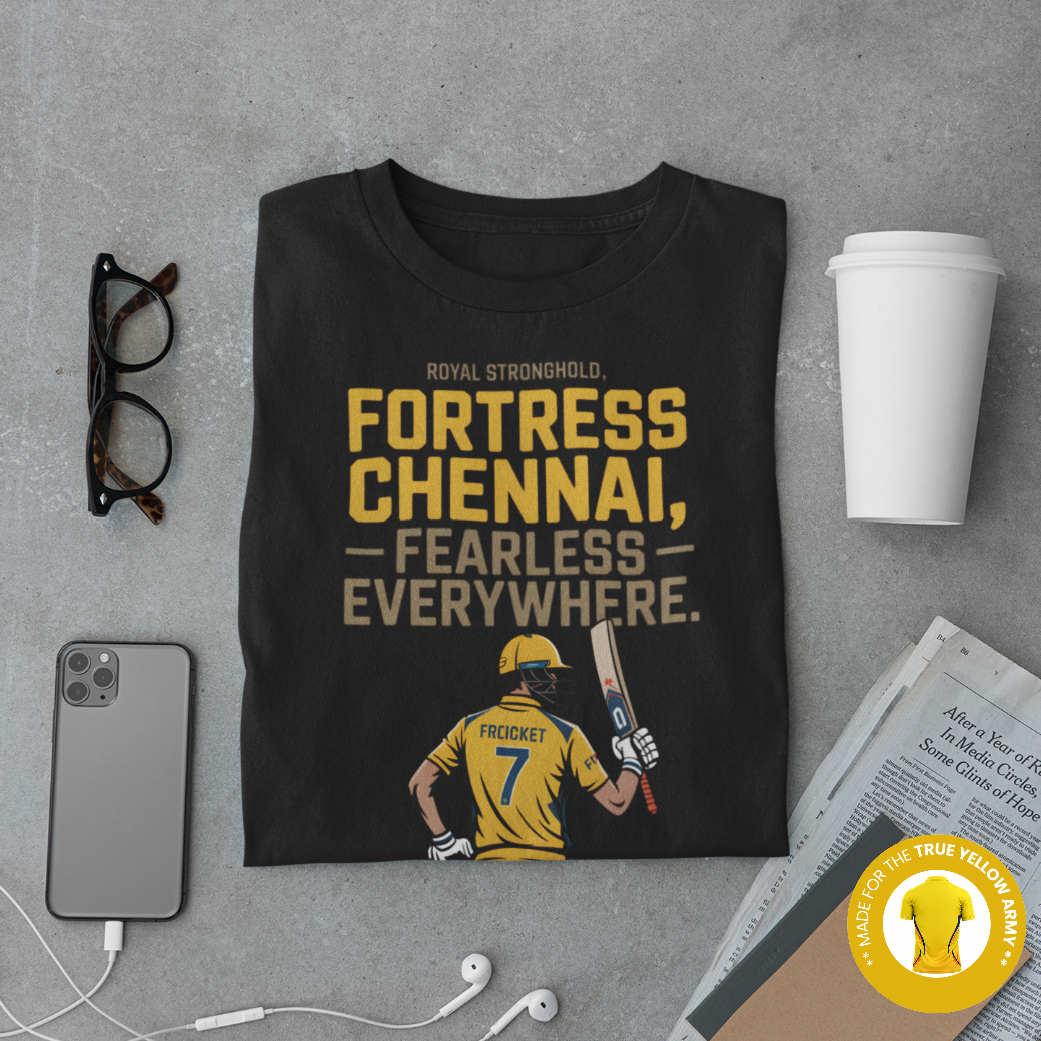 Fortress City Cricket Fan T-Shirt