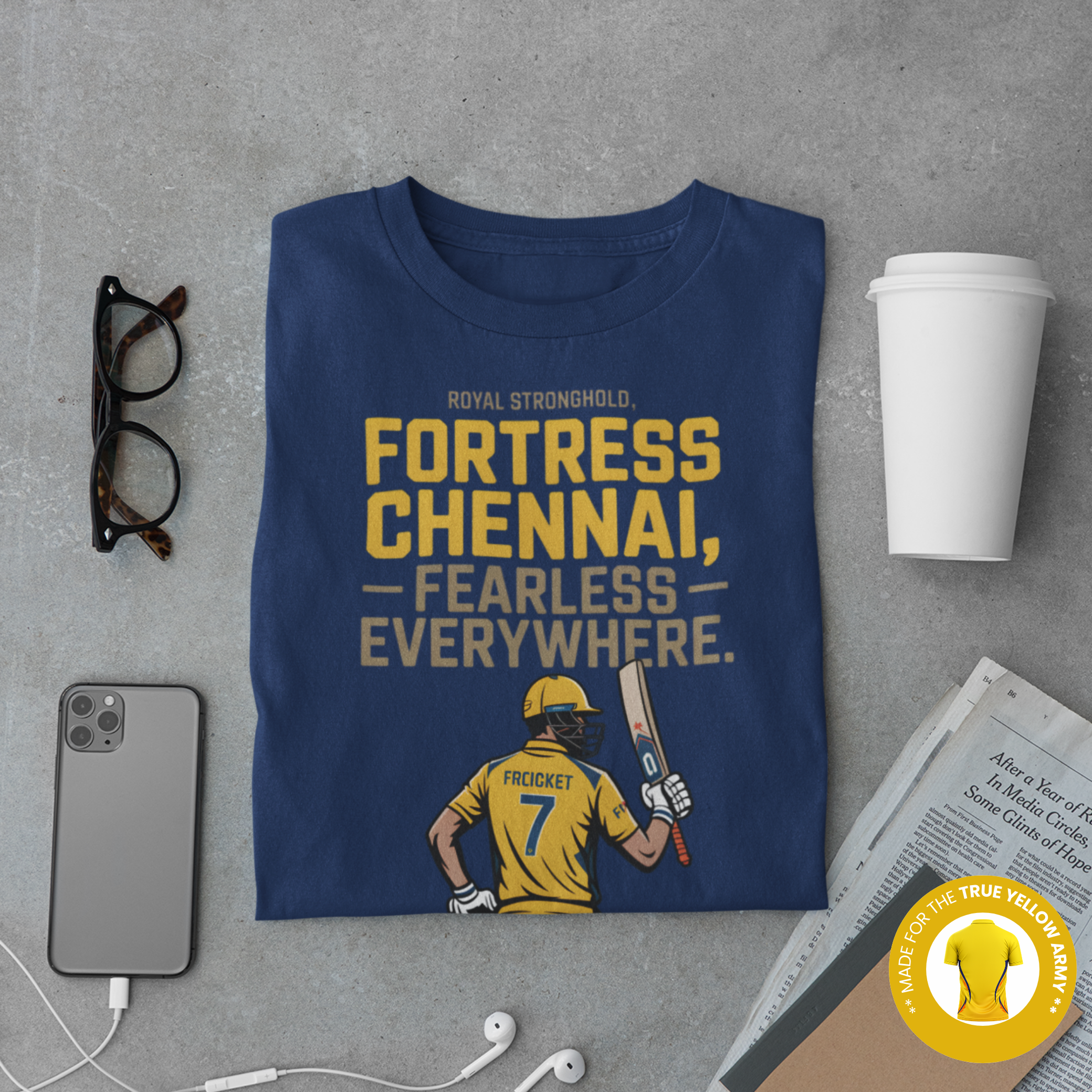Fortress City Cricket Fan T-Shirt