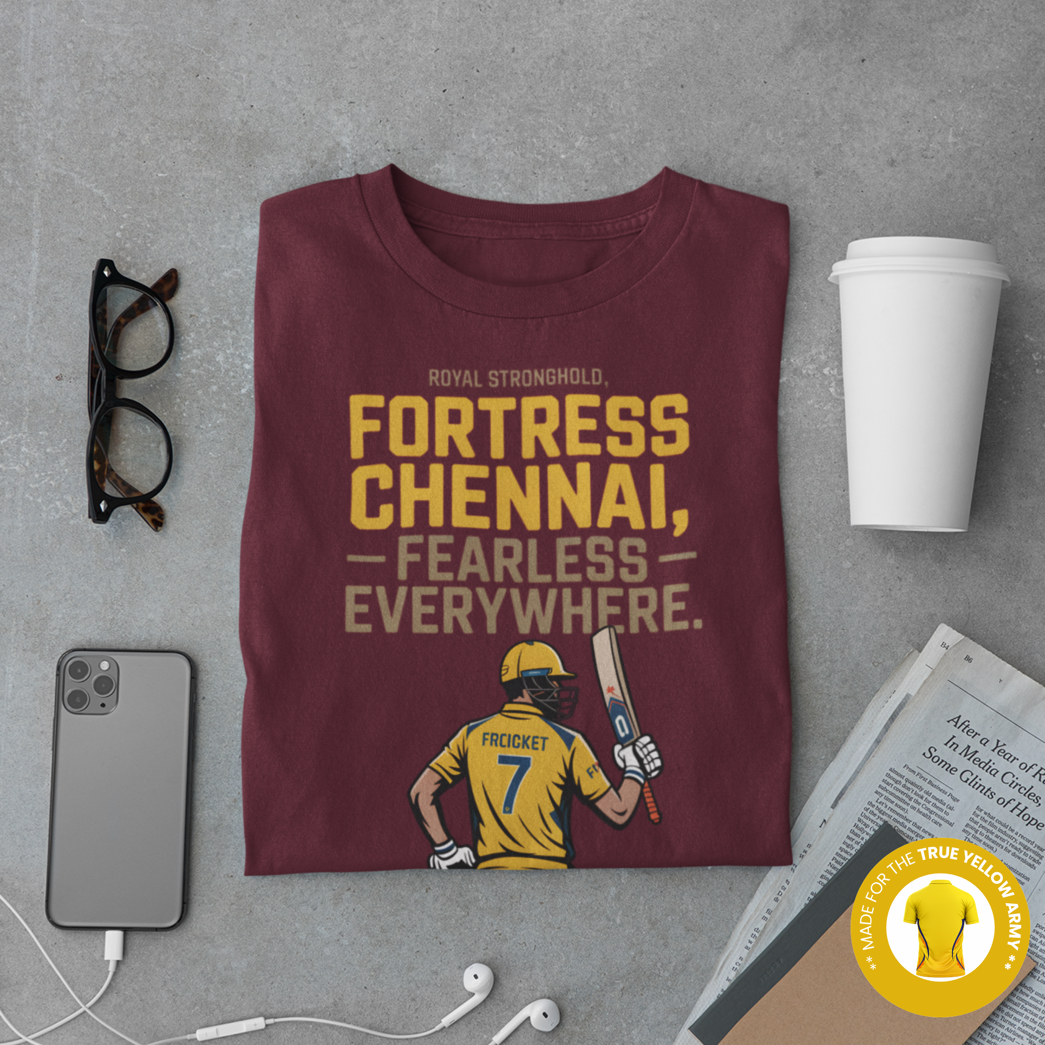 Fortress City Cricket Fan T-Shirt