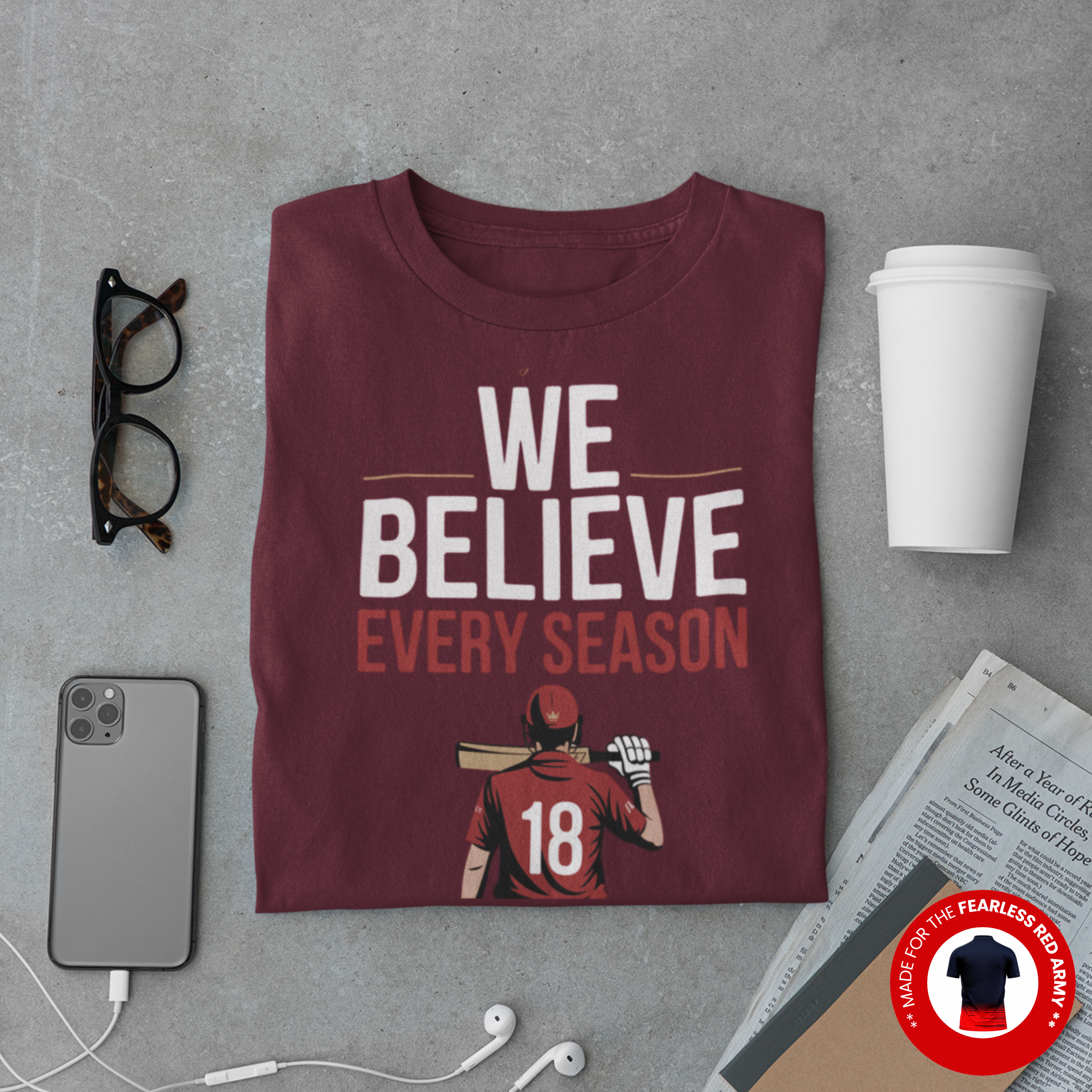 We Believe Cricket T-Shirt